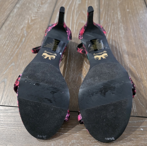 Betseyville Floral Stiletto Heels, Women's Size 8.5 - Picture 7 of 9